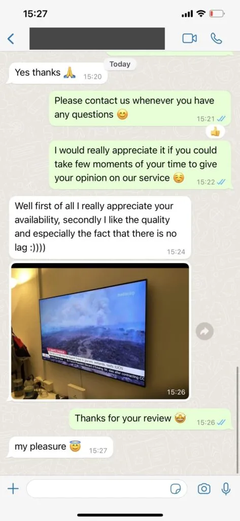 Support conversation screenshot 2